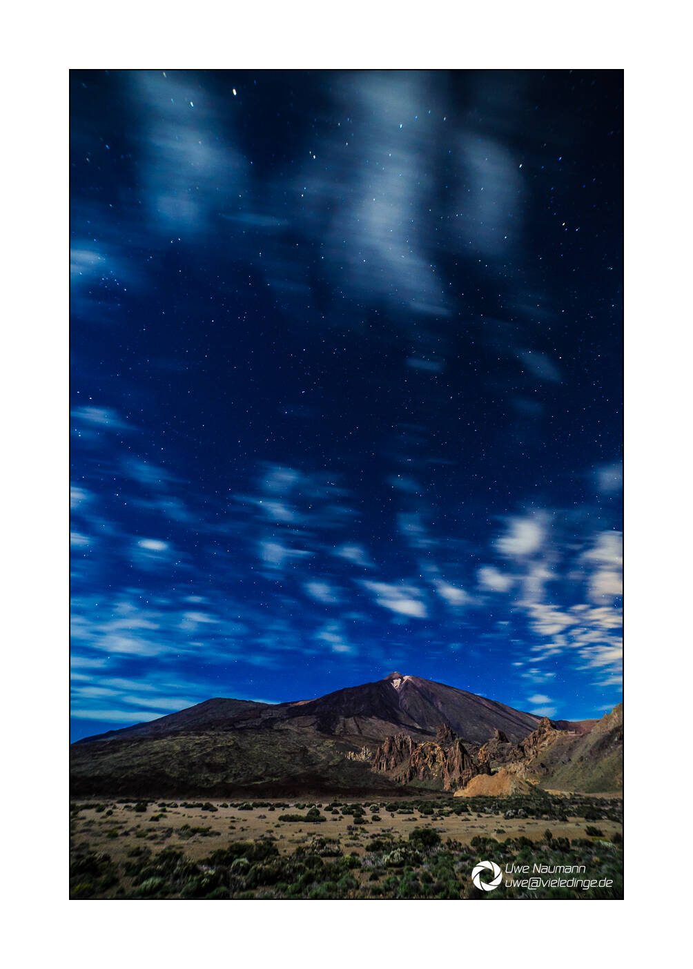 Pico del Teide mit Sternenhimmel